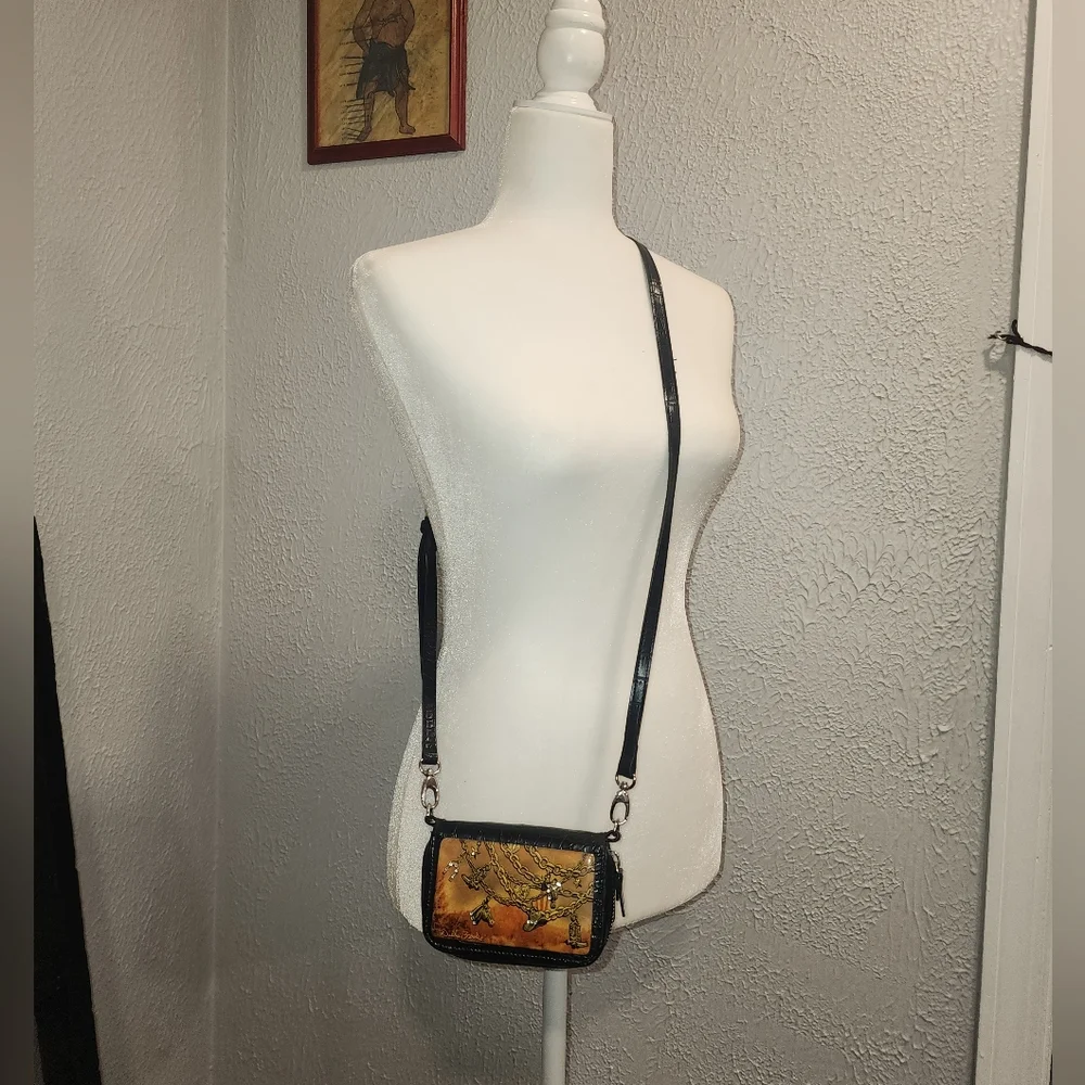 DEBBIE BROOKS Rhinestone Horse Small Crossbody Purse